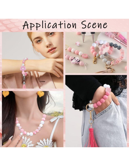 Kit de Fabricación de Llaveros de Silicona Sunnyclue 40 Piezas