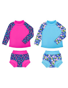 Conjunto de Pañales de Natación y Rash Guard Gran Elefante