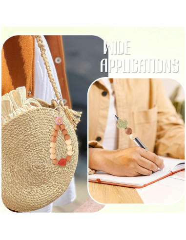 72 Perlas Focales de Silicona Craftdady - 15mm y Formas Variadas