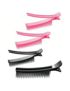 4 Clips de Agarre para Cabello Framar - Mezcla de Colores