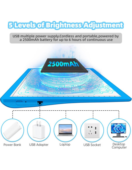 Caja de Luz LED Recargable Mlife A4 para Calcar Vinilo