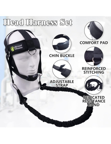 Arnés de Cuello J Bryant con Bandas de Resistencia Ajustable