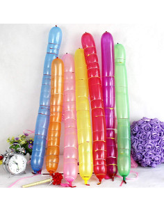 200 Globos Cohetes Carykon con Bomba - Decoración Fiesta 2