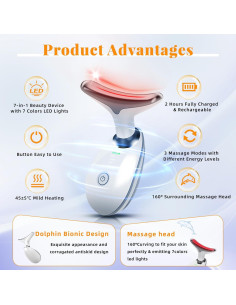 Masajeador Facial Bestechy BXP01 7 Colores Portátil 2