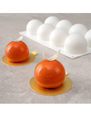 Molde de Silicona para Chocolates Restaurantware 8 Cavidades