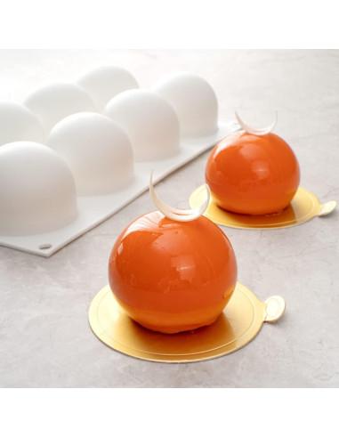 Molde de Silicona para Chocolates Restaurantware 8 Cavidades