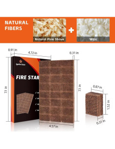 48 Cubos Iniciadores de Fuego Ecológicos Anyang Fangzhou 2