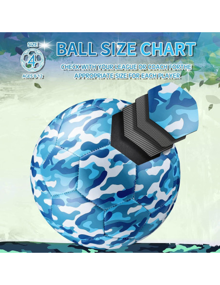 Balón de Fútbol Camuflaje Libima Tamaño 4 con Bomba