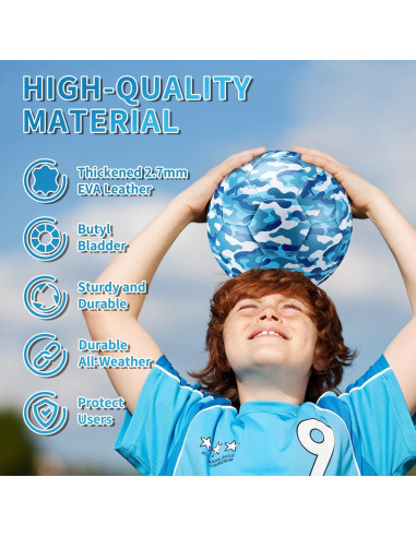 Balón de Fútbol Camuflaje Libima Tamaño 4 con Bomba