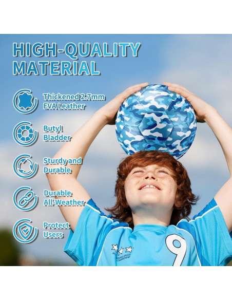 Balón de Fútbol Camuflaje Libima Tamaño 4 con Bomba