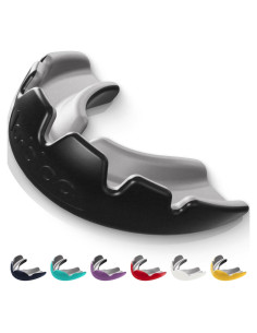 Protector Bucal Deportivo Lobloo Ultra Delgado 1mm Negro