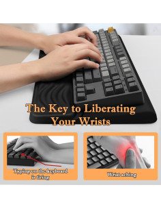 Almohadilla Reposamuñecas Ergonómica ZYooooooY 42.93x24.51cm 2