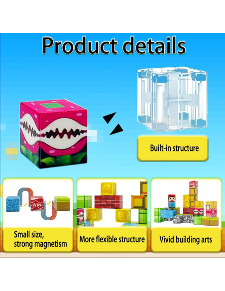 Bloques Magnéticos de Viaje Yongkang 35 Piezas para Niños
