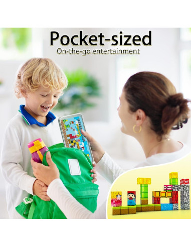 Bloques Magnéticos de Viaje Yongkang 35 Piezas para Niños