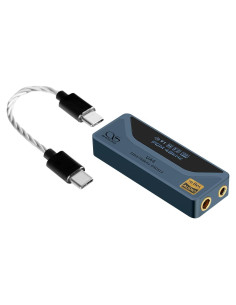 Amplificador de Auriculares SHANLING UA4 Azul, DAC USB Portátil 768kHz