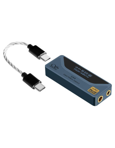 Amplificador de Auriculares SHANLING UA4 Azul, DAC USB Portátil 768kHz
