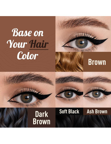 Lápiz de Cejas UCANBE Marrón Ceniza Impermeable 12,7 cm