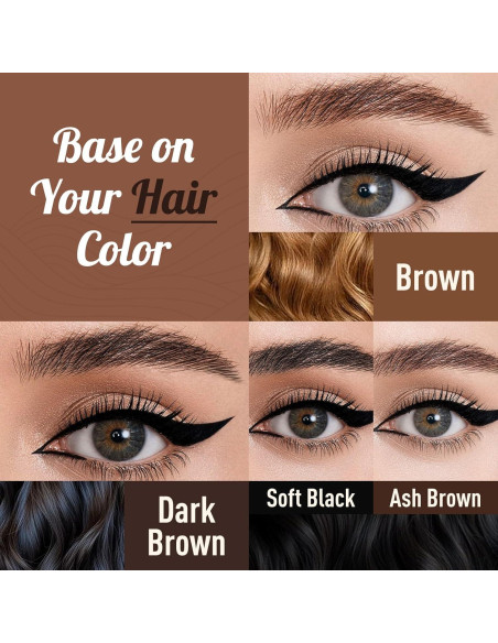 Lápiz de Cejas UCANBE Marrón Ceniza Impermeable 12,7 cm