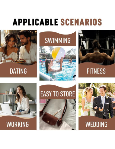 Lápiz de Cejas UCANBE Marrón Ceniza Impermeable 12,7 cm