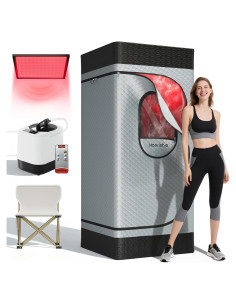 Caja de Sauna Infrarroja Portátil Noerishia 1200W 3L