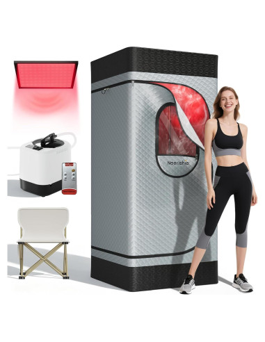 Caja de Sauna Infrarroja Portátil Noerishia 1200W 3L