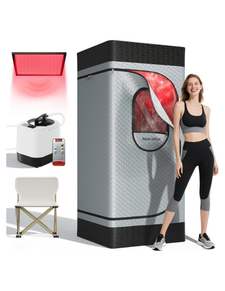 Caja de Sauna Infrarroja Portátil Noerishia 1200W 3L