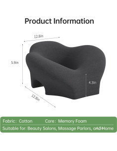 Almohada de Masaje Boca Abajo UTJZIB - Espuma Viscoelástica 2