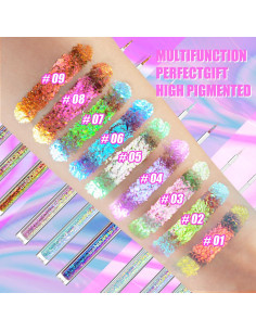 Juego de Delineadores Líquidos Multicromo - 3 Colores 2