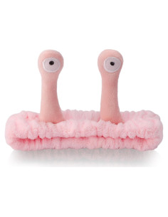 Diadema SuPoo para Lavado de Cara - Rosa Claro, Microfibra