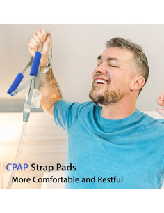 Paquete de 8 Almohadillas de Confort para Correas de CPAP LONYEON 2