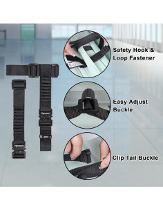 Correas de Equipaje Vigorport Ajustables con Hebillas de Metal 2