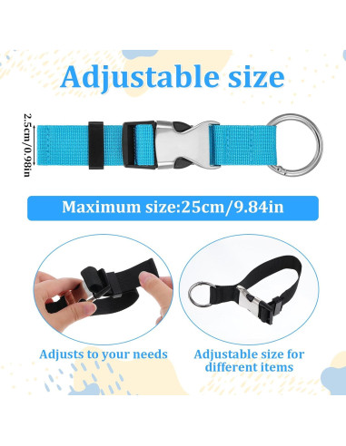 3 Correás de Equipaje Ajustables SynHHergyx - Nailon Resistente