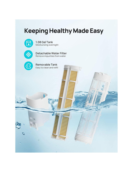 Enfriador de Aire Evaporativo Dreo DR-HEC001, 3 Velocidades, Control Remoto