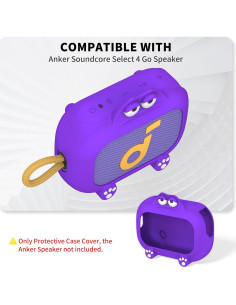 Funda Protectora Silicona Anker Soundcore Select 4 Go Púrpura 2