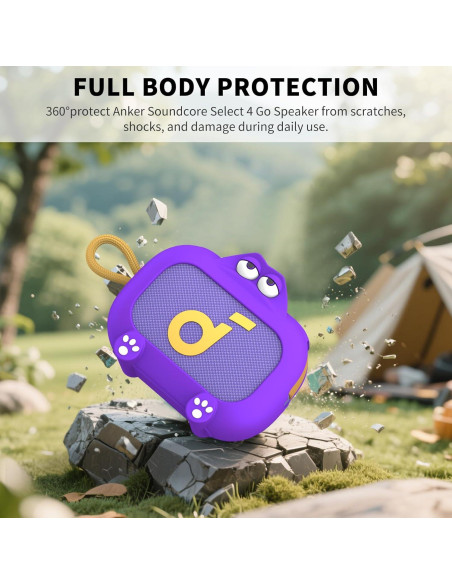 Funda Protectora Silicona Anker Soundcore Select 4 Go Púrpura