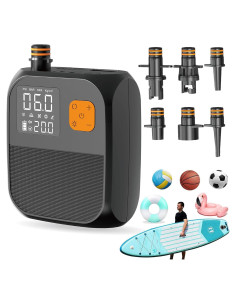 Bomba de Aire Eléctrica Fisca XD-ZP01-3 25PSI Portátil