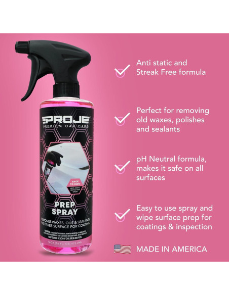 Kit Esencial de Recubrimiento Cerámico PROJE' 16oz - Hidrofóbico