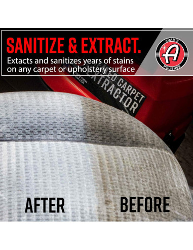 Extractor de Alfombra Calentado Adam's Polishes 3 Galones 93.3C