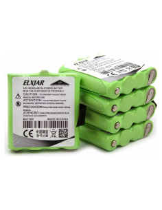 Paquete de 5 Baterías Recargables Ni-MH 4.8V 700mAh elxjar