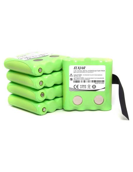 Paquete de 5 Baterías Ni-MH 4.8V 700mAh elxjar para Radios