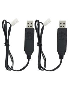 Cable de Carga USB para Coches RC AZJCKEW 2FT 3.7V LED