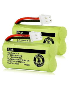 Batería Ni-MH iMah BT183342 2-Pack 2.4V 400mAh AAA