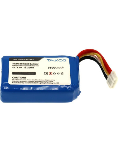 Batería de Reemplazo GSP103465 para JBL Link 10 3600mAh