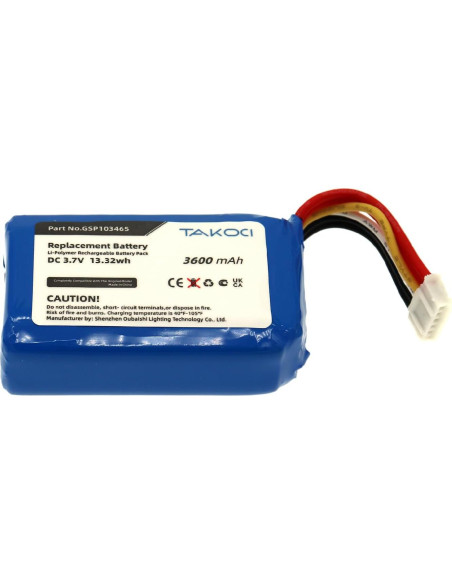 Batería de Reemplazo GSP103465 para JBL Link 10 3600mAh