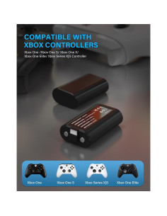 Batería Recargable 2x6660mWh Wzygdzsw para Xbox Series X/S 2