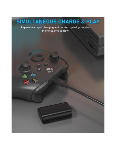 Batería Recargable 2x6660mWh Wzygdzsw para Xbox Series X/S