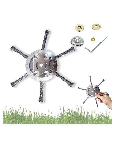 Cabezal de Desmalezadora de Alambre de Acero 15cm Aomap