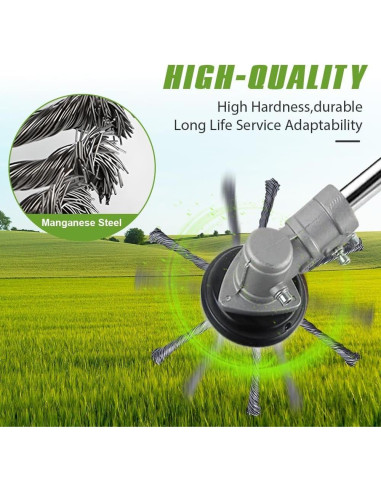 Cabezal de Desmalezadora de Alambre de Acero 15cm Aomap