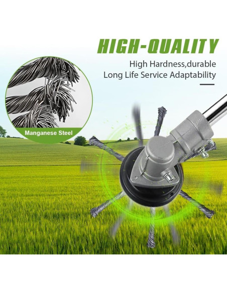 Cabezal de Desmalezadora de Alambre de Acero 15cm Aomap