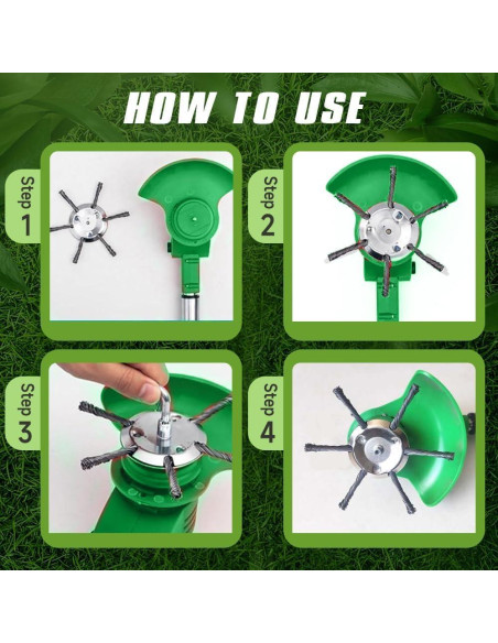 Cabezal de Desmalezadora de Alambre de Acero 15cm Aomap